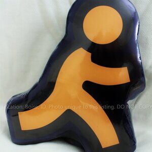 AOL Running Man shirt SEALED COMPRESSED BRICK promo advertisement America Online